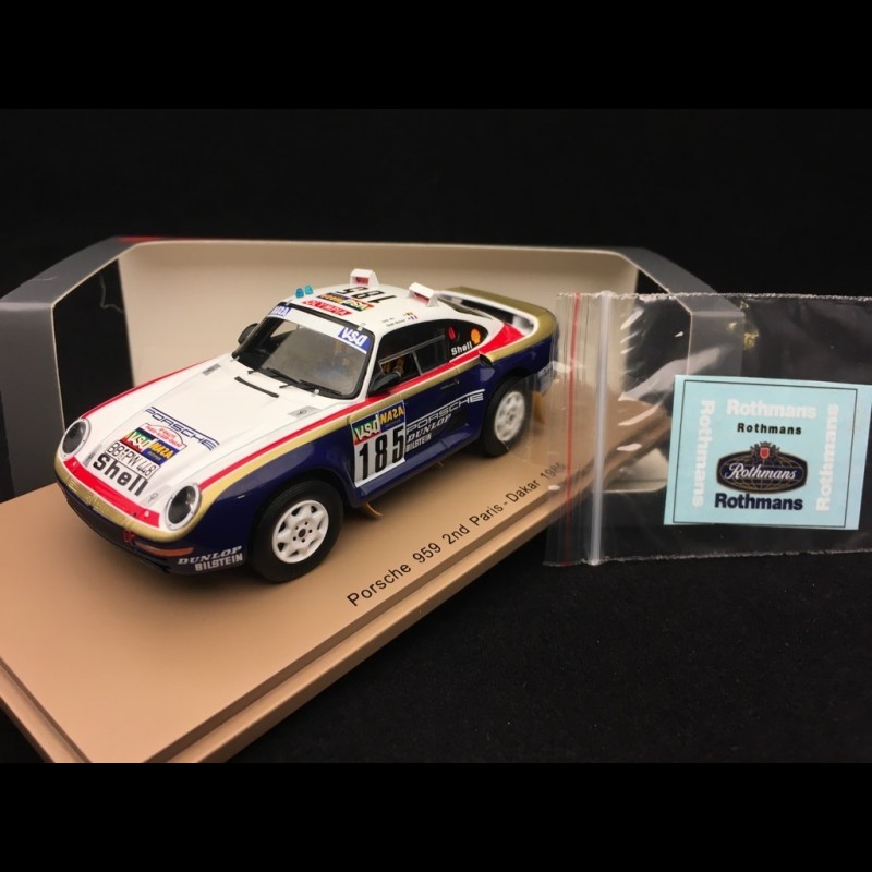 Porsche 959 Rallye Paris-Dakar 1986 n° 185 1/43 Spark S7814