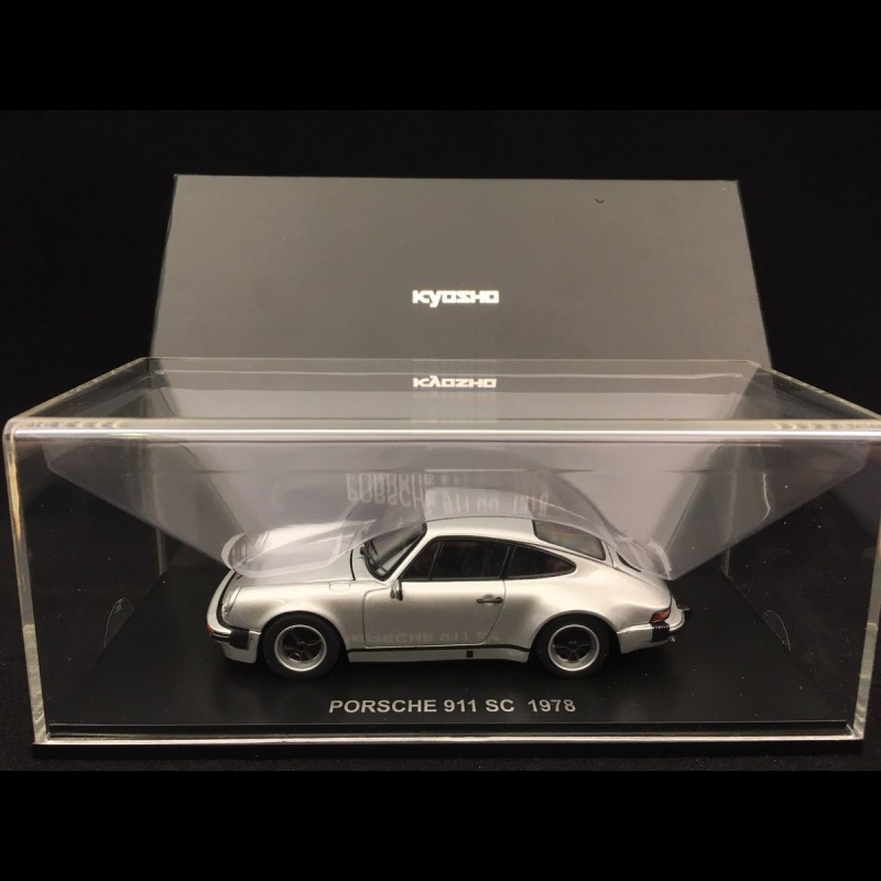 Porsche 911 SC 3.0 1978 silver 1/43 Kyosho 05523S