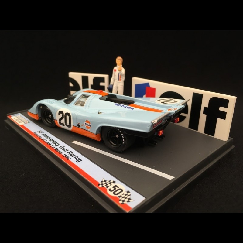 Porsche 917 K Gulf Le Mans 1970 n° 20 with figurine 1/43 Brumm S1801