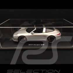 Porsche 991 Targa 4S Exclusive Mayfair Edition 2015 silver grey 1/18 Spark WAX02100011
