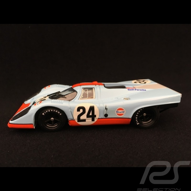 Porsche 917 K 1000 km Spa 1970 n° 24 JWA Gulf 1/43 Brumm R555 Porsche 917 K 1000 km Spa 1970 n° 24 JWA Gulf 1/43 Brumm R555