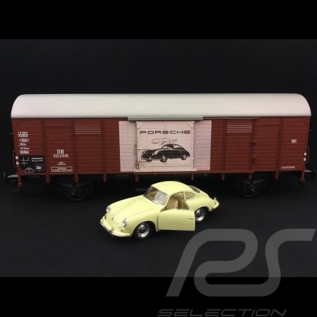 Wagon Porsche DB Gl 11 années 50 Edition spéciale Porsche 356 musée Märklin 1 1/32 58006 boxcar Güterwagen 