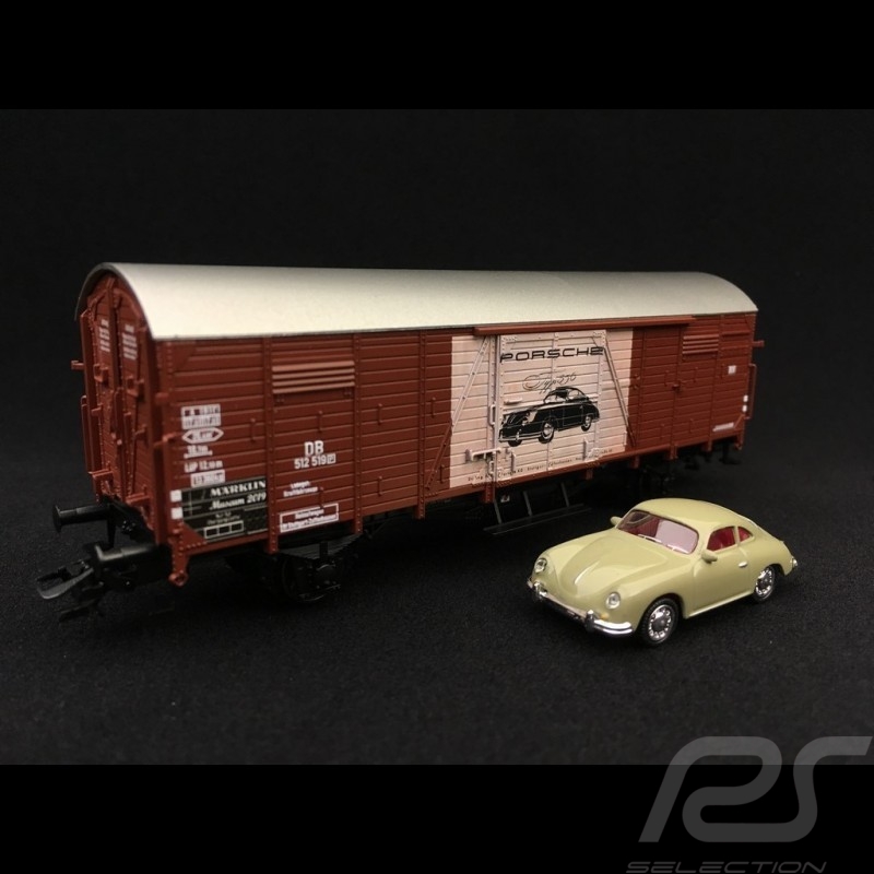 Porsche Güterwagen DB Glt 23 50er Jahre Porsche 356 Sonderedition Märklin Museum HO 1/87 48119