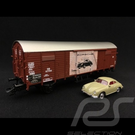 Wagon Porsche DB Glt 23 années 50 Edition spéciale Porsche 356 musée Märklin HO 1/87 48119 Güterwagen Boxcar