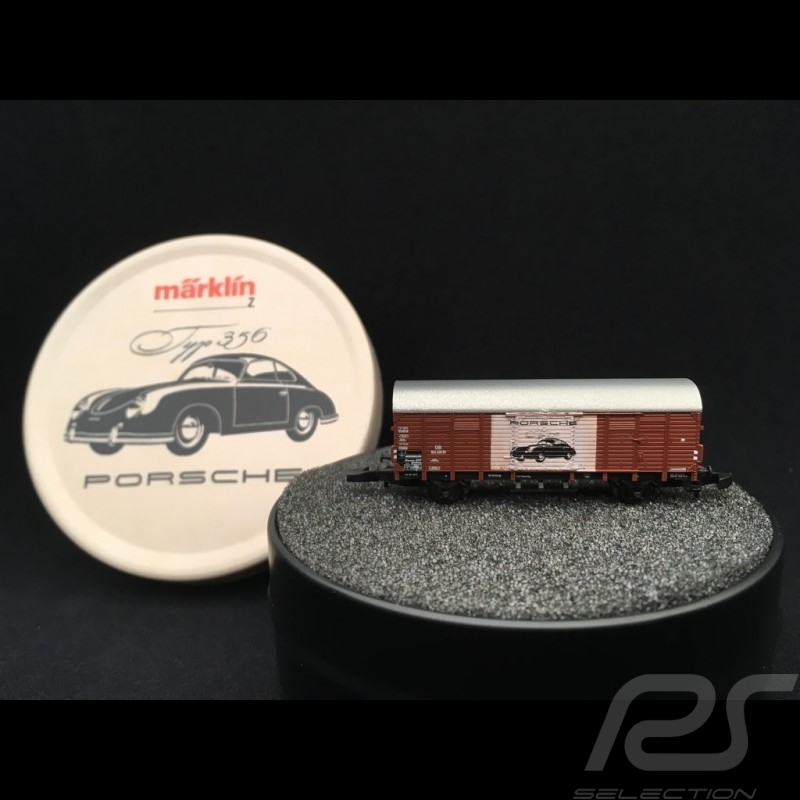 Wagon Porsche DB Gl 11 années 50 Edition spéciale Porsche 356 musée Märklin Z 1/220 80030 boxcar Güterwagen 