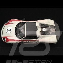 Porsche 918 Spyder Salzburg n° 3 white grey / red 1/18 Welly MAP02184818