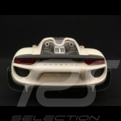 Porsche 918 Spyder Salzburg n° 3 gris-blanc / rouge 1/18 Welly MAP02184818