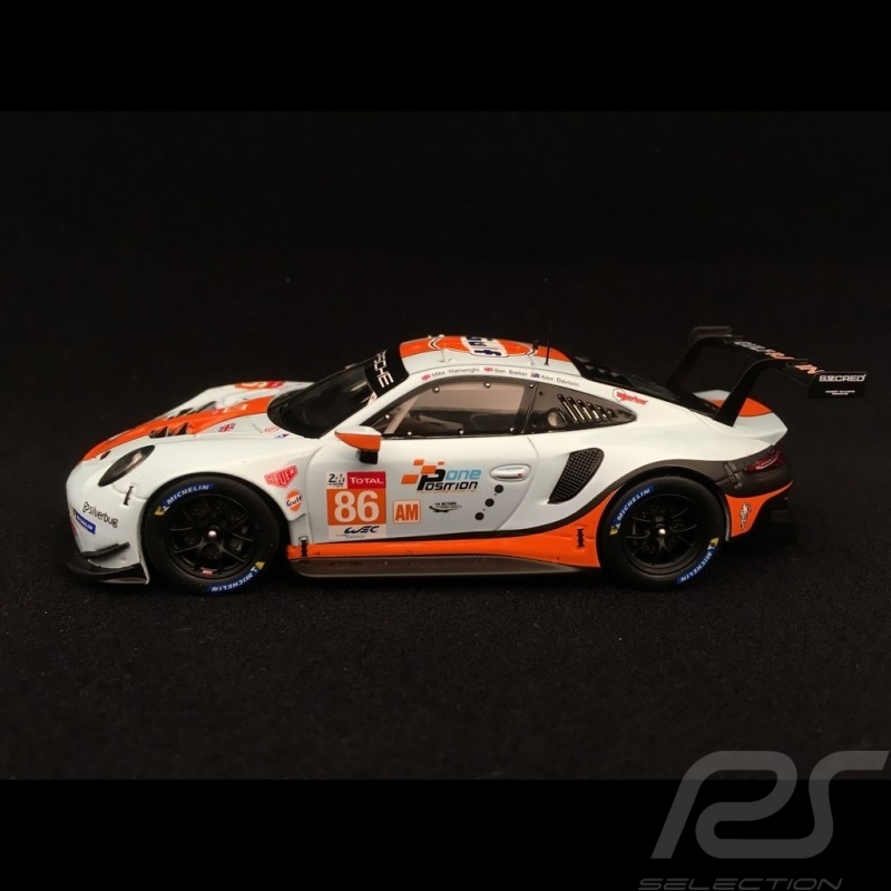 Porsche 911 RSR type 991 24h du Mans 2018 n° 86 Gulf Racing 1/43 Spark WAP0209220K