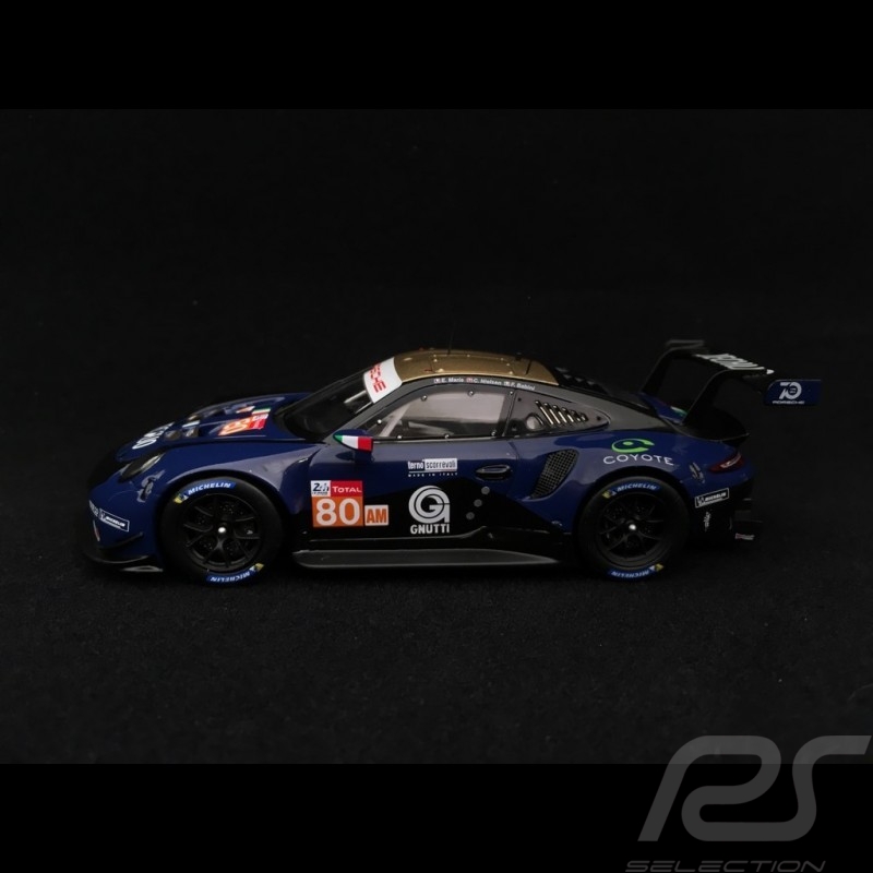 Porsche 911 RSR typ 991 24h du Mans 2018 n° 80 Ebimotors 1/43 Spark S7040