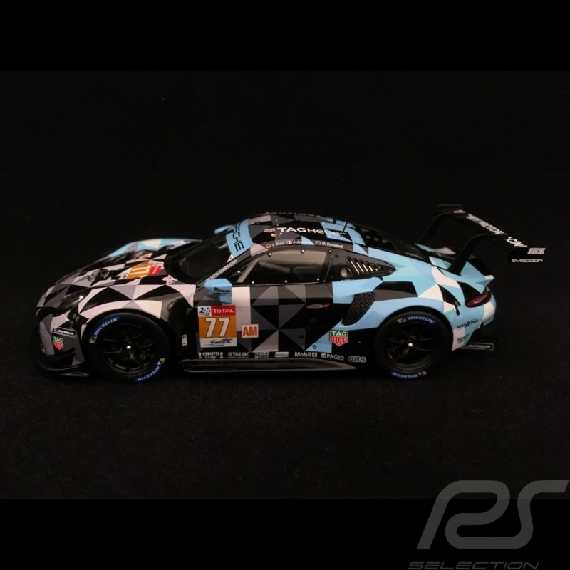 Porsche 911 RSR type 991 winner 24h du Mans 2018 n° 77 Dempsey-Proton 1/43 Spark S7039