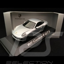 Porsche 911 Carrera 4 GTS type 991 Mk II rhodium silbergrau 1/43 Herpa WAP0201060H