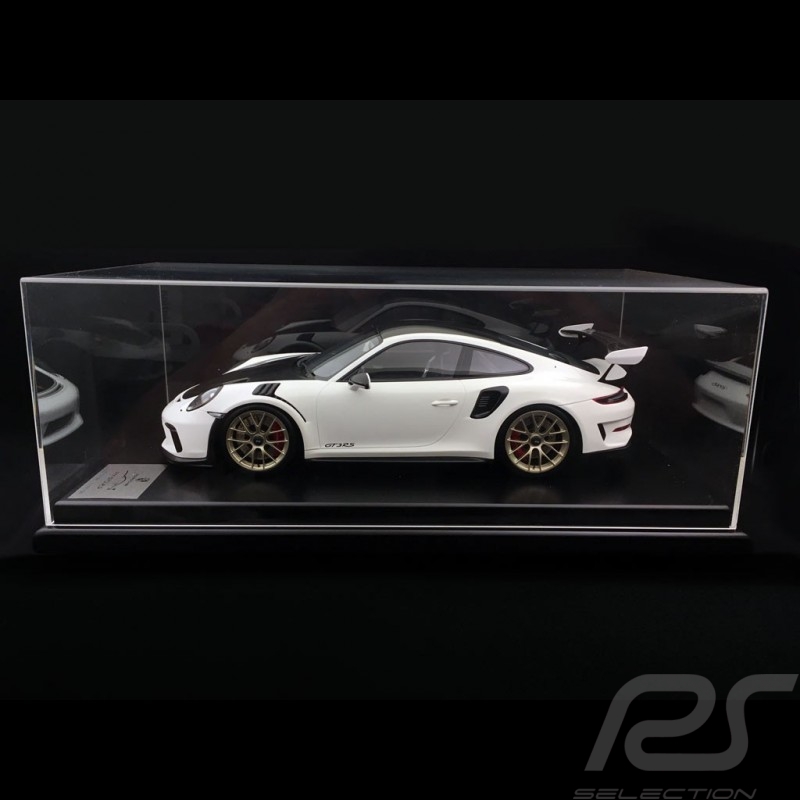 Porsche 911 GT3 RS type 991 Phase ll 2018 blanc / carbone 1/12 Spark WAP0231690K