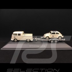 Set VW T1 mit Anhänger und VW Käfer Nr. 53 Herbie 1/43 Schuco 450374200