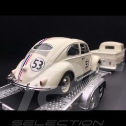Set VW T1 with trailer & Beetle n° 53 Herbie 1/43 Schuco 450374200