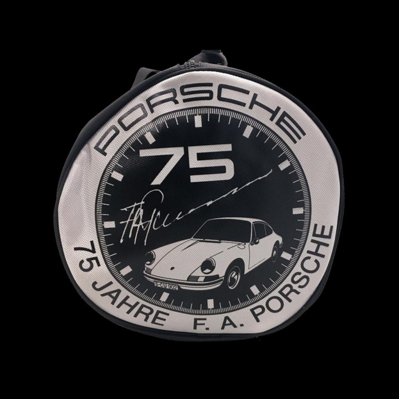 Porsche Sporttasche F.A. Porsche 75 Jahre schwartz / silbergrau Porsche  Design WAP1060000CFAP