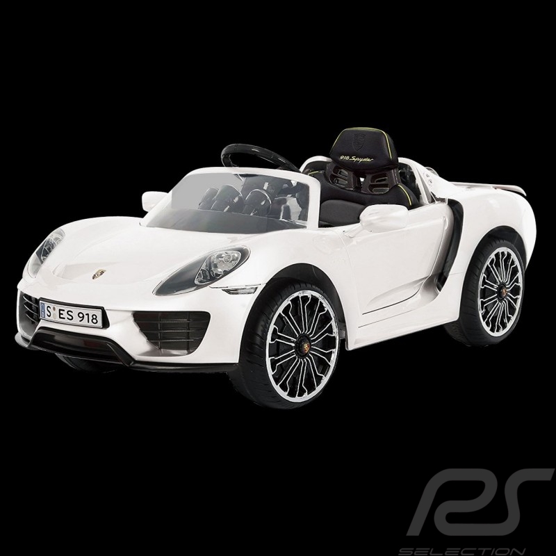 Porsche 918 Spyder Battery Vehicle For Children 12v White Selection Rs
