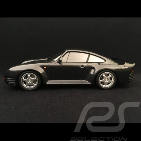 Porsche 959 1987 1/18 Minichamps 155066205 gris sombre métallisé dark grey metallic dunkelgrau metallic 