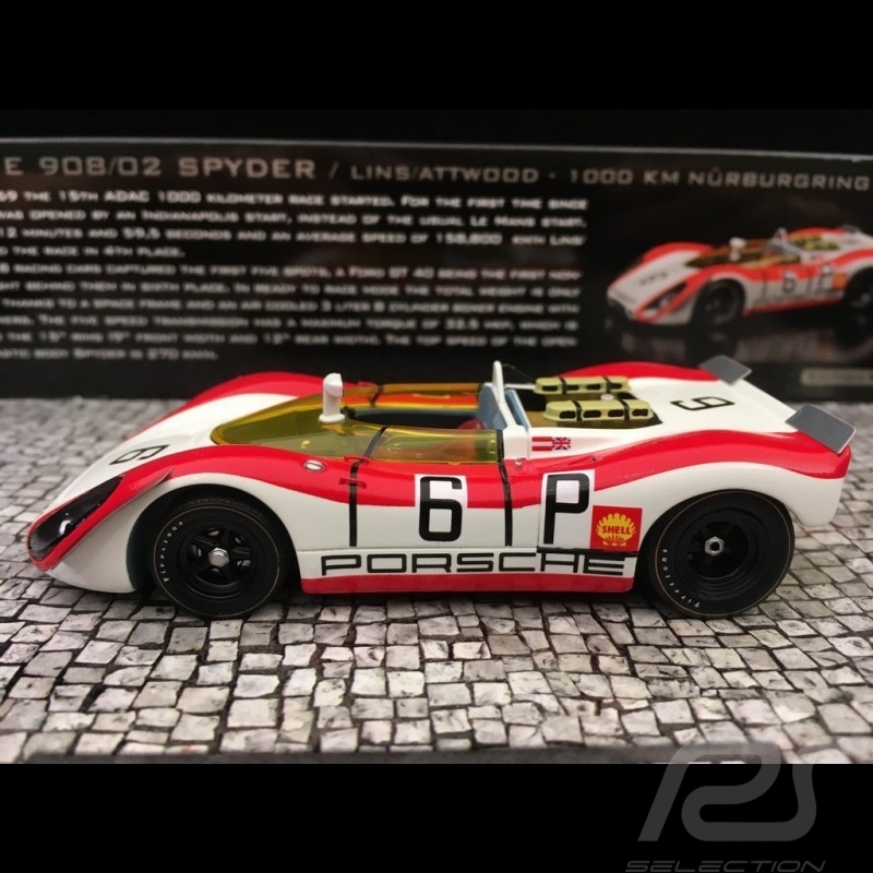 Porsche 908 /02 Nürburgring 1969 n° 6 Salzburg Osterreich 1/43 Minichamps 437692006
