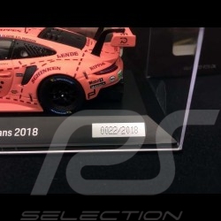 Porsche 911 RSR type 991 24h du Mans 2018 n° 92 Cochon rose 1/43 Spark WAP0209250K vainqueur winner sieger