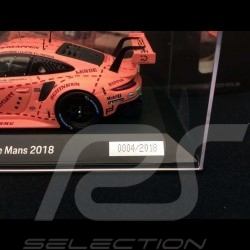 Porsche 911 RSR typ 991 Sieger 24h du Mans 2018 n° 92 Sau Exemplar Nr. 4/2018 1/43 Spark WAP0209250K