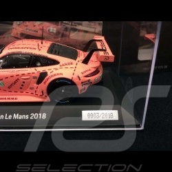 Porsche 911 RSR typ 991 Sieger 24h du Mans 2018 n° 92 Sau Exemplar Nr. 2/2018 1/43 Spark WAP0209250K