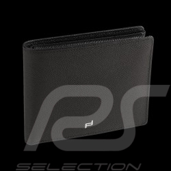 Porsche wallet credit card holder H10 3 flaps French Classic 3.0 black leather Porsche Design 4090001814