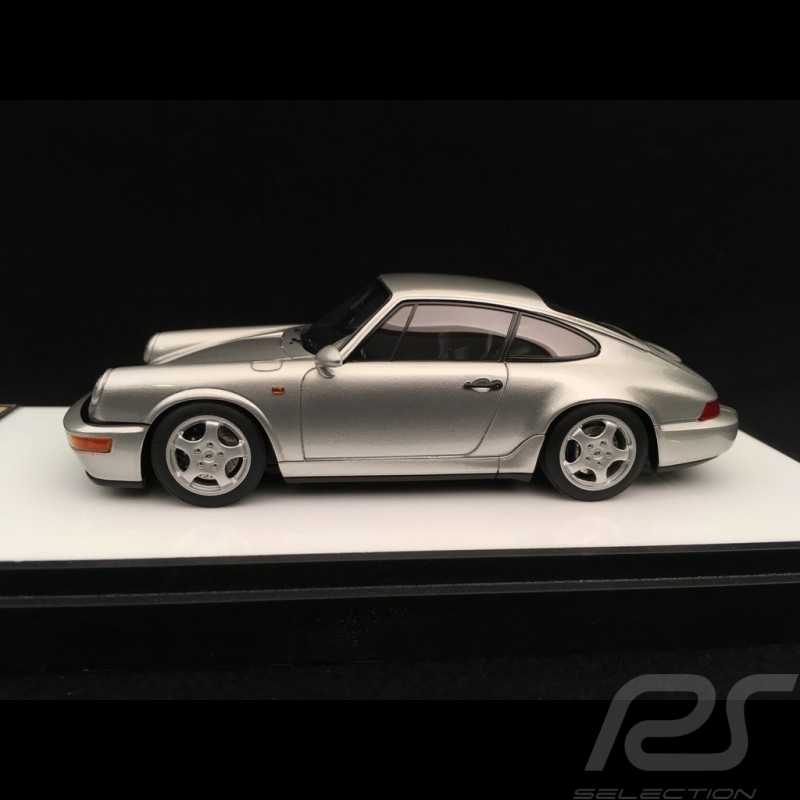 Porsche 911 typ 964 Carrera RS 1992 silbergrau 1/43 Make Up Vision VM122C
