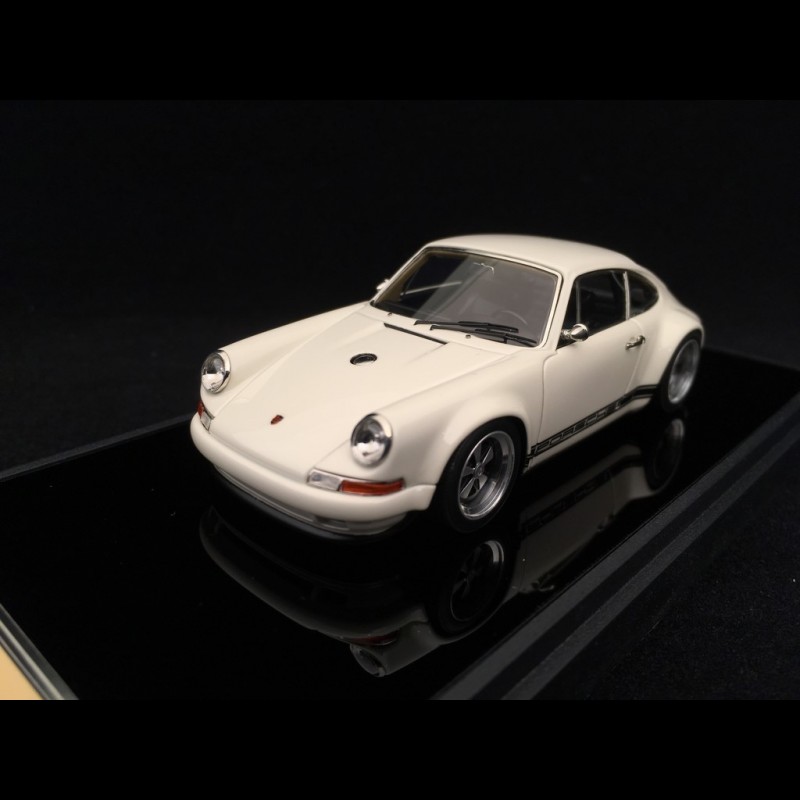 Porsche 911 type 964 Singer ivory white 1/43 Make Up Vision VM111C