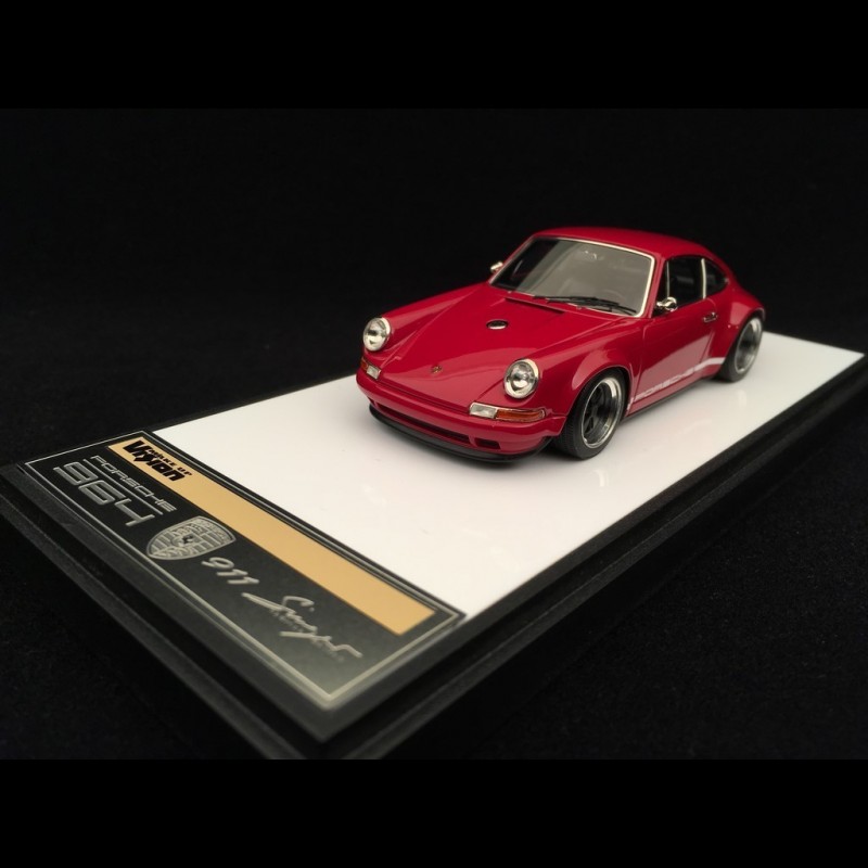 Porsche 911 type 964 Singer deep red 1/43 Make Up Vision VM111B