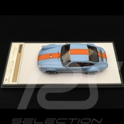 Porsche 911 typ 964 Singer Gulfblau / Orange Streifen 1/43 Make Up Vision VM111I