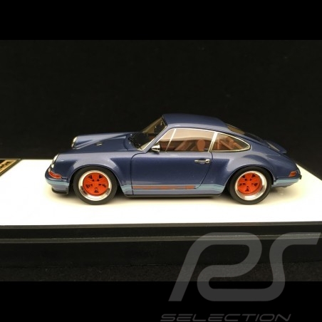 Singer Porsche 911 typ 964 Eisblau metallic 1/43 Make Up Vision VM111K