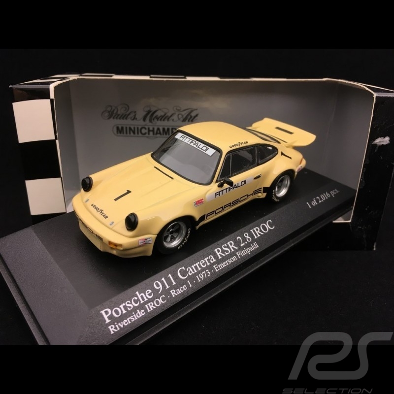 Porsche 911 Carrera RSR 2.8 Riverside IROC 1973 n° 1 1/43 Minichamps 400736301
