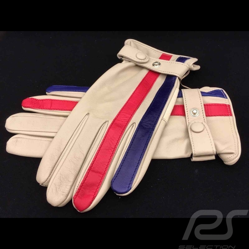 Fahren Handschuhe Gulf creme Leder Fahren Handschuhe Gulf creme Leder