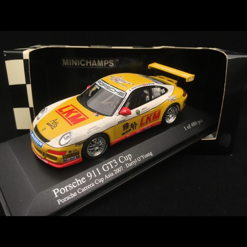 AUTOart 1:18 Scale Porsche 997 GT3 Cup 2007 Team Jebsen D.O'Young #55 LE 2,000 pcs.. - Diecast Models and Collectibles