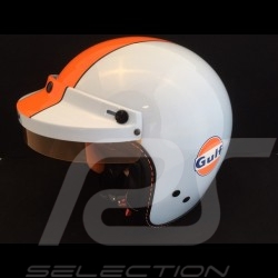Casque de course vintage trois rayures