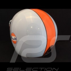Casque de course vintage trois rayures