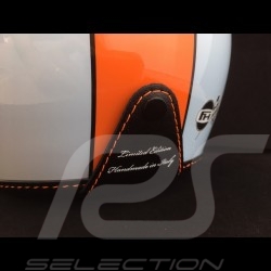Casque de course vintage trois rayures