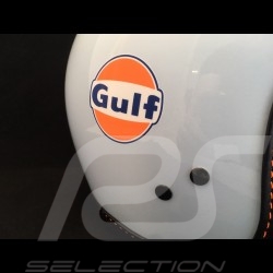 Casque de course vintage trois rayures