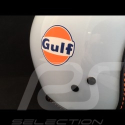 Casque Gulf bleu celeste / orange Helmet Gulf celestial blue / orange Helm Gulf Himmelsblau / orange