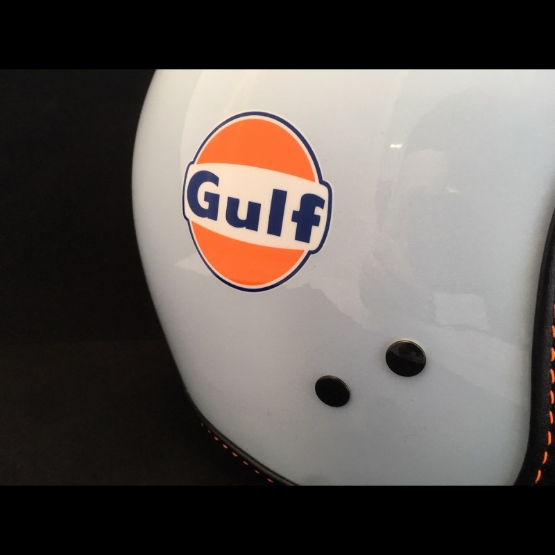 Helmet Gulf celestial blue / orange