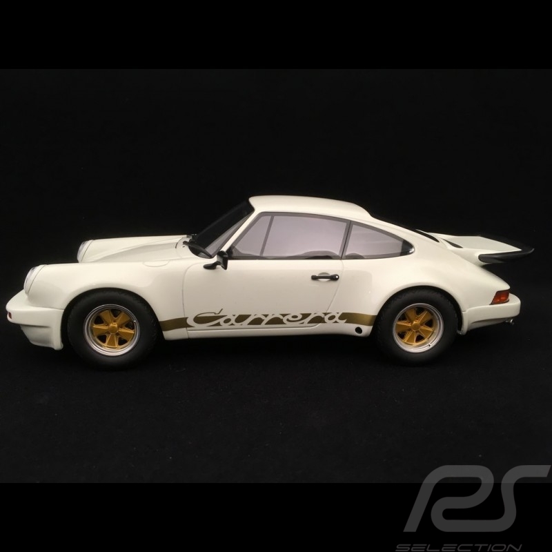 Preorder Porsche 911 Carrera 3.0 RS 1974 white / gold 1/18 GT Spirit GT223