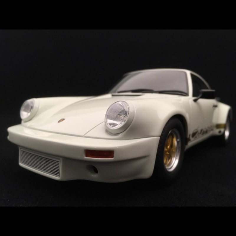 Porsche 911 Carrera 3.0 RS 1974 white / gold 1/18 GT Spirit GT223