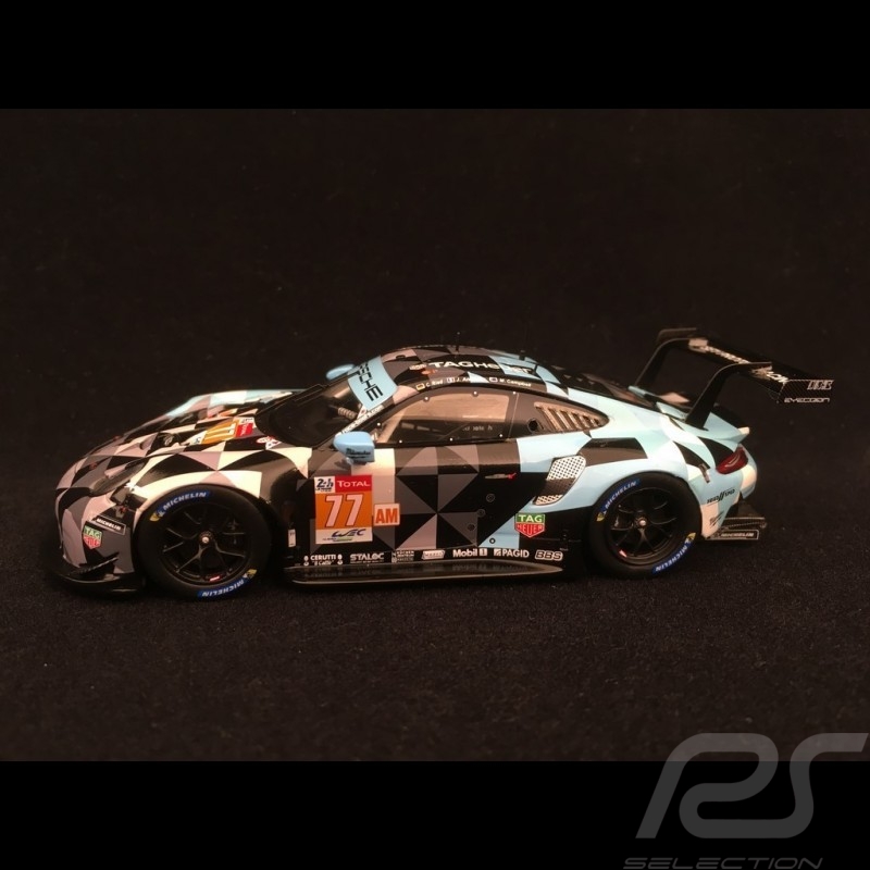 Porsche 911 RSR type 991 winner 24h du Mans 2018 n° 77 Dempsey-Proton 1/43 Spark S7039