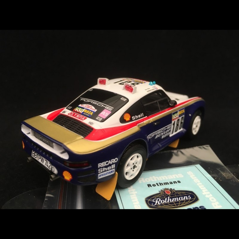 Porsche 959 Vainqueur Paris-Dakar 1986 n° 186 1/43 Spark S7815