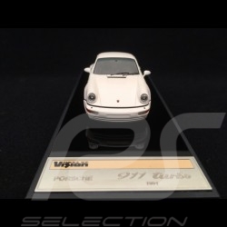 Porsche 911 type 964 Turbo 3.3 1991 blanc 1/43 Make Up Vision VM123D