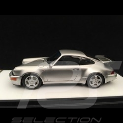 Porsche 911 type 964 Turbo 3.3 1991 silver 1/43 Make Up Vision VM123A