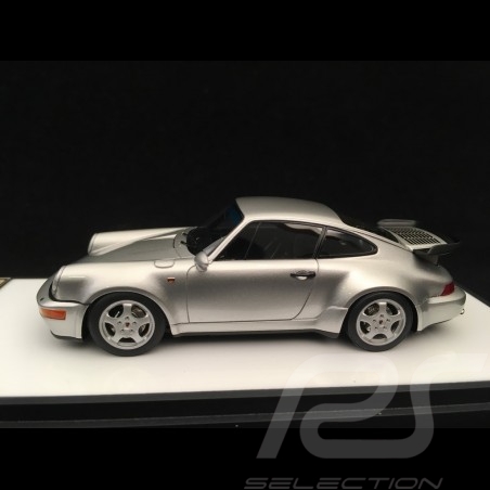 Porsche 911 type 964 Turbo 3.3 1991 silver 1/43 Make Up Vision VM123A