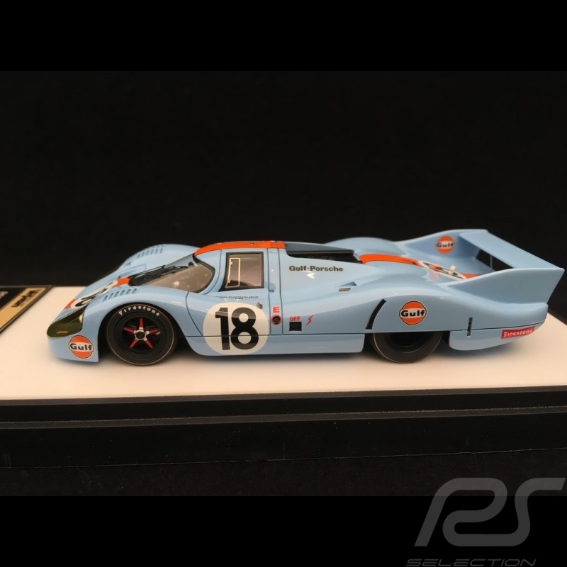 Porsche 917 LH Le Mans 1971 n° 18 Gulf 1/43 Make Up Vision VM140B