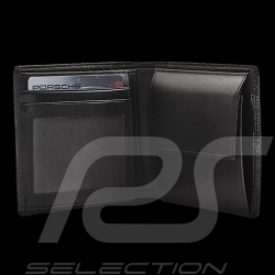 Porsche Geldbörse Kreditkartenhalter 3 Klappen Sport Classic schwarze Leder Porsche WAP0300160D