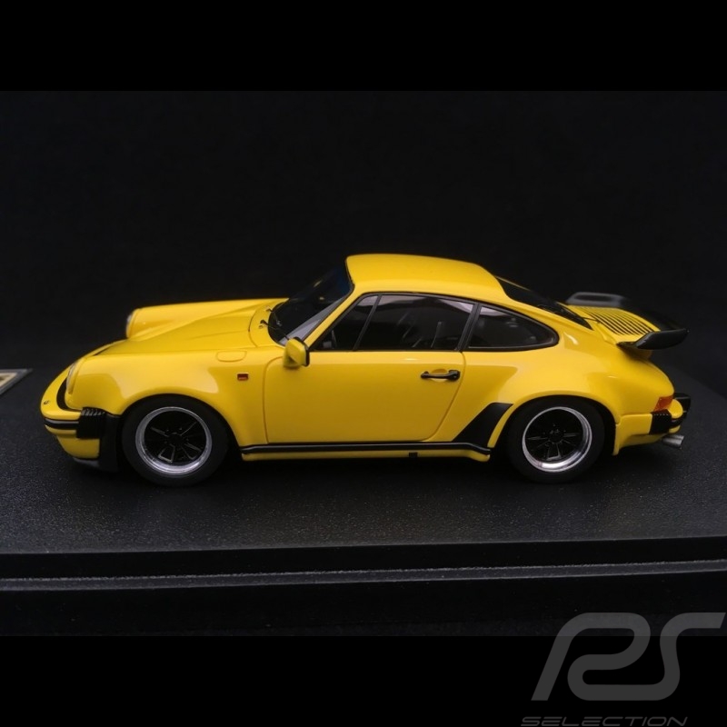 Porsche 911 type 930 Turbo 3.3 1988 Speed yellow 1/43 Make Up